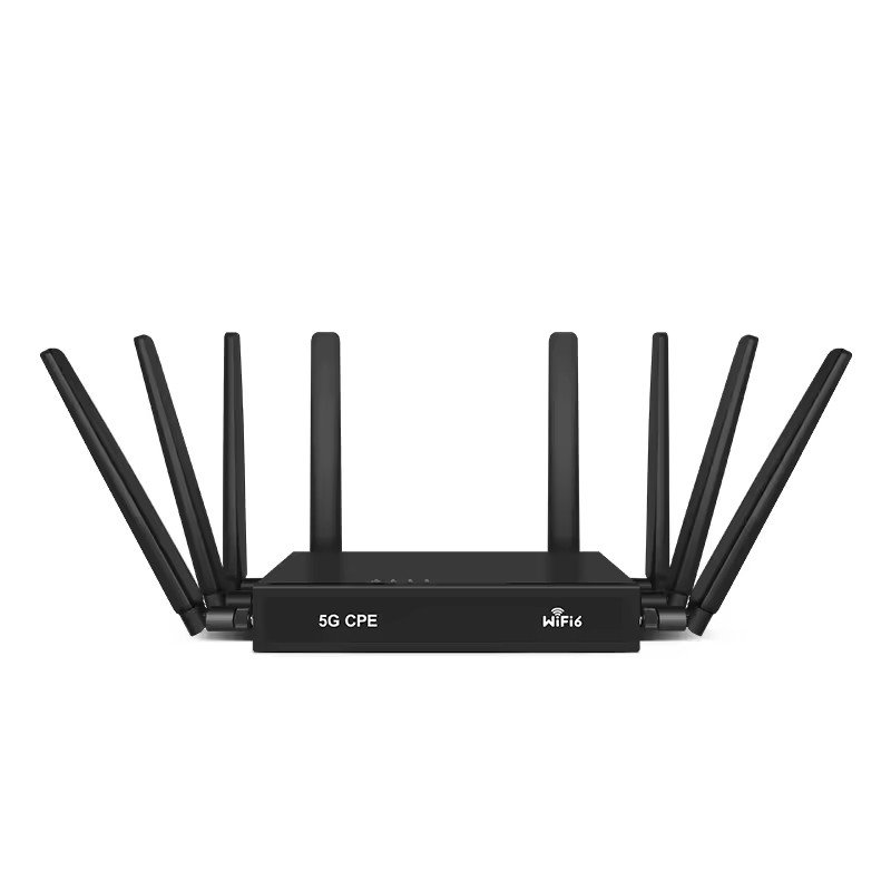 LINBLE New 5G CPE Wireless Router 1800M WiFi6 Dual Line Backup IPv6 Integrated 3G/4G/5G 2.4G Frequency WPA Home Office Mobile